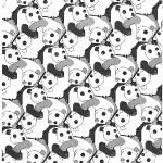 Panda Tesselation - High School Geometry Computer Program, 1992