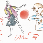 Figure drawing practice - Bamboo Paper, 2024