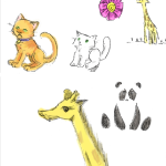 Miscellaneous animals - Scan, Corel Painter, 2025