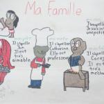 Ma Famille - Markers on Posterboard, 1991