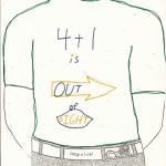 T-shirt design - Markers. 1986-1987